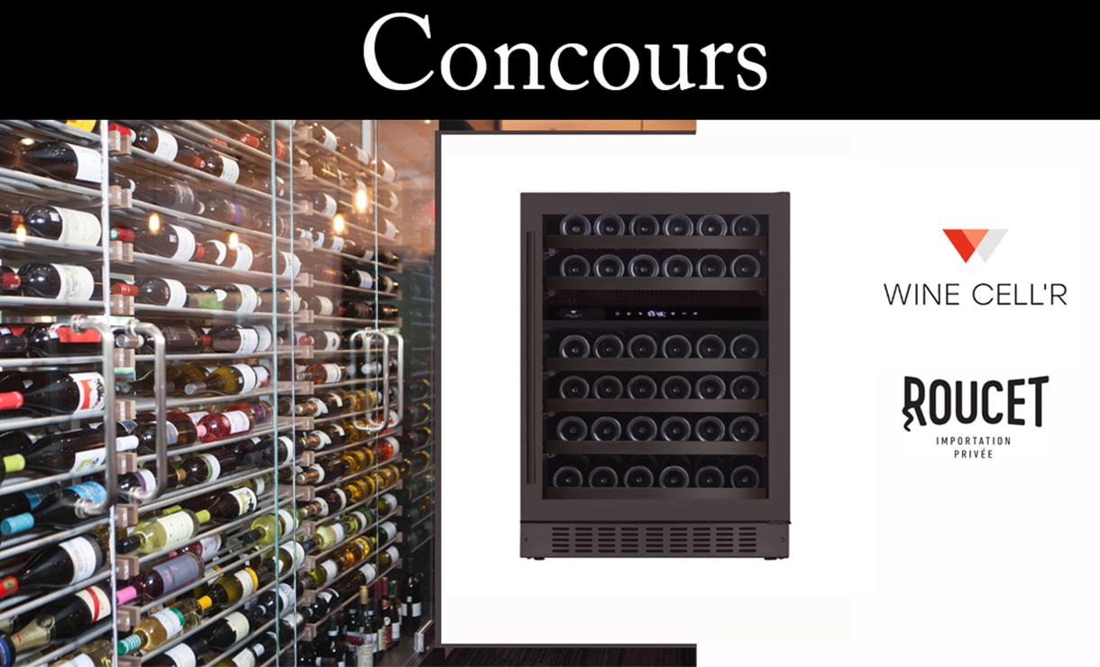 Concours Plaisirs Gourmands - Gagnez un cellier!